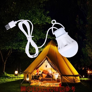 USB介面低壓LED球泡燈5V LED燈泡低壓球 燈泡 移動電源夜市燈燈泡 地攤燈戶外野營應急燈