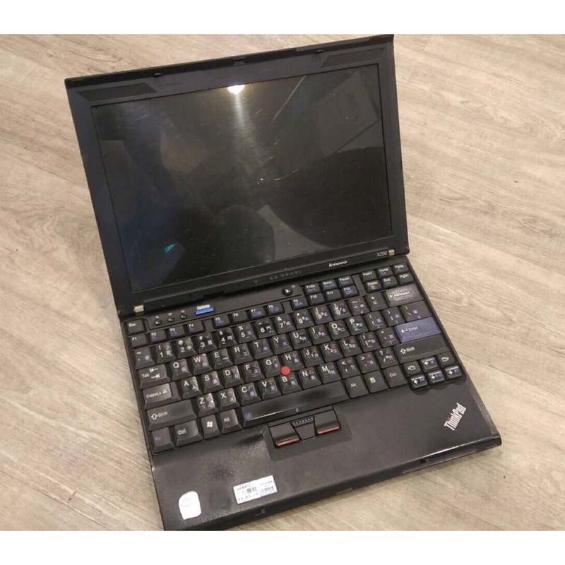二手 聯想 X200 12吋 雙核獨顯筆電 黑色