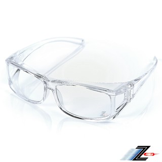 視鼎Z-POLS 可包覆眼鏡於內設計 全透明高階PC防爆鏡片 抗UV400防風防飛沫防疫太陽眼鏡！