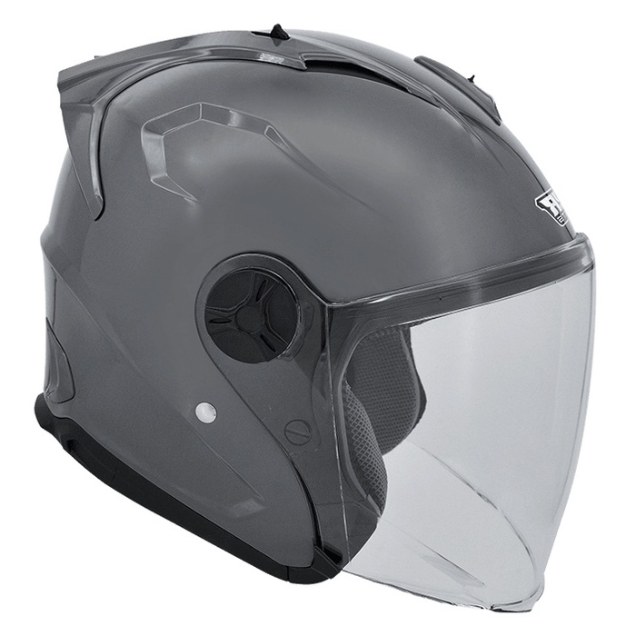 M2R 安全帽 J-X 素色 水泥灰 全可拆 抗UV鏡片 浮動鏡片座 半罩《淘帽屋》