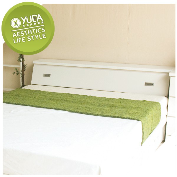 【YUDA】收納床頭箱 3.5尺/5尺/6尺 純白色 收納床頭箱 (非床頭片/床頭櫃)促銷款