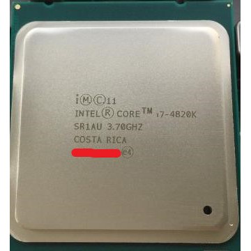 Intel I7-4820K CPU（限時降）