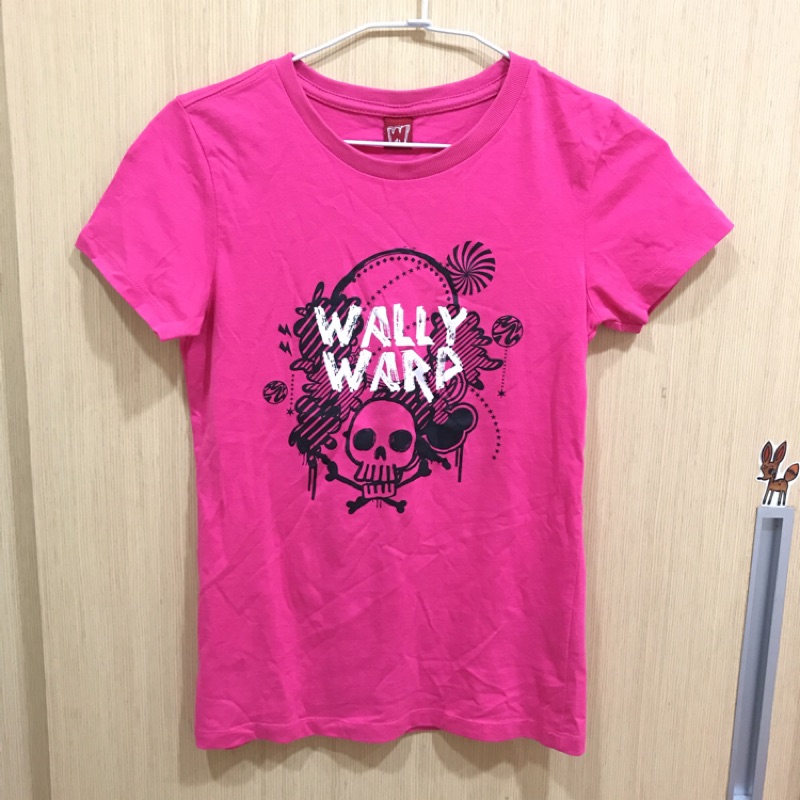 &lt;全新商品&gt; Wally warp 桃粉紅T shirt