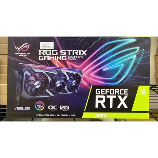 ASUS 華碩  Strix GeForce RTX 3060 OC 超頻版 12GB GDDR6 顯示卡