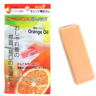 日本 不動化學 橘子 衣領 去污棒100g 衣領皂 洗衣皂
