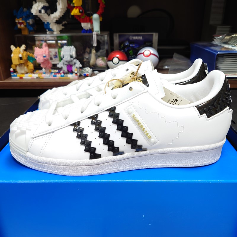 【小八】Adidas x Lego Superstar White Black 白 樂高 GW5270
