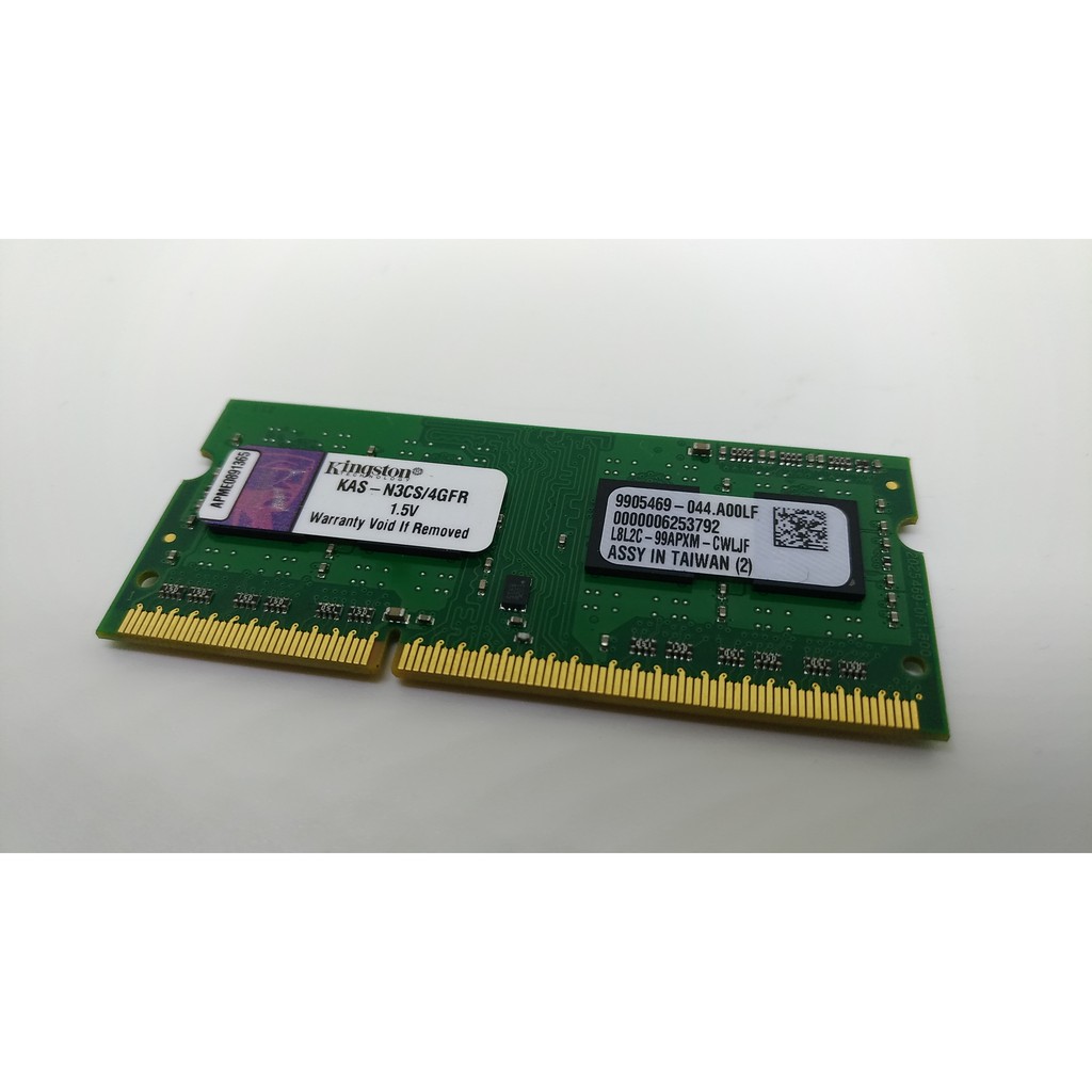 終身保固 金士頓 Kingston DDR3 4G 4GB KAS-N3C/4GFR 筆電 專用 記憶體