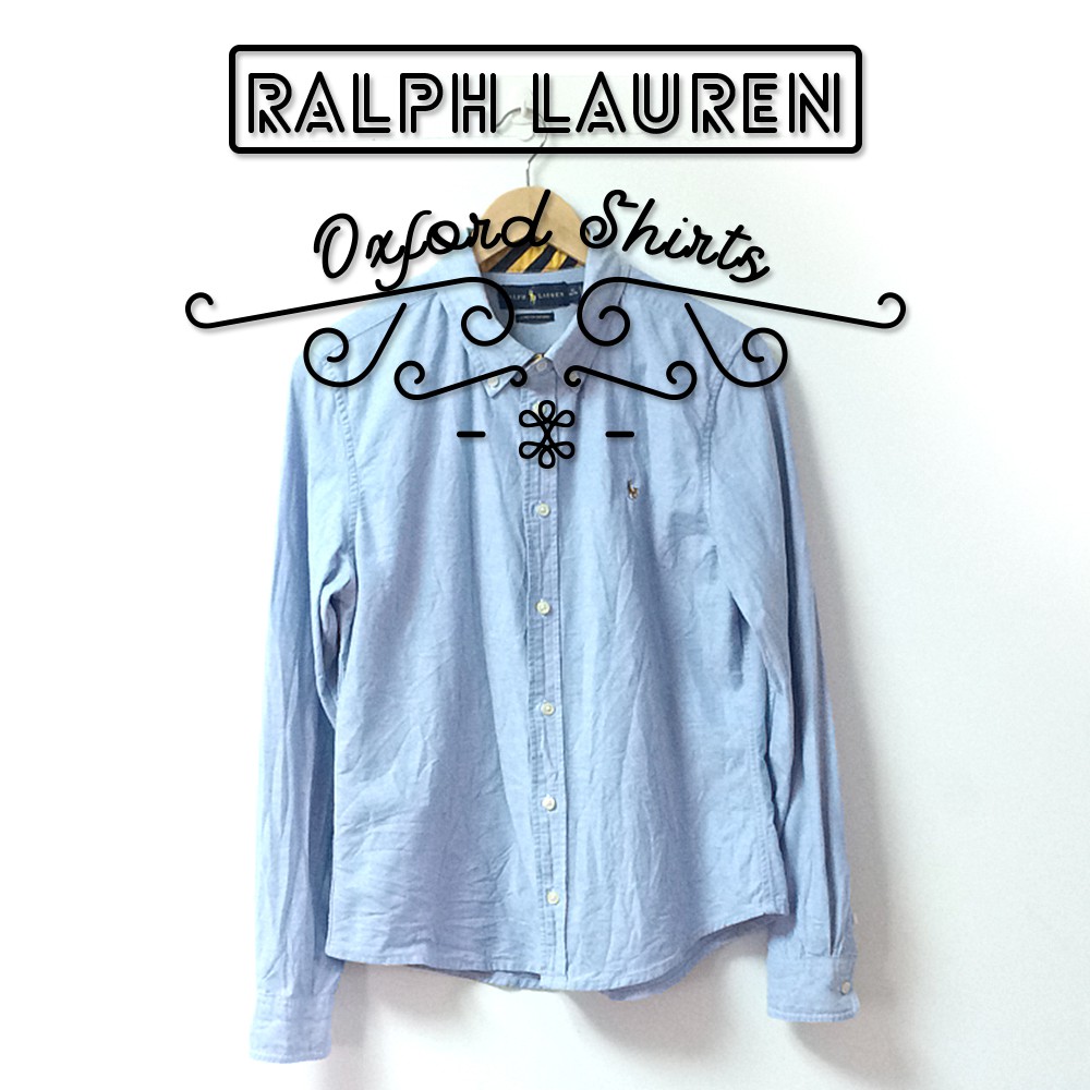 Ralph Lauren 藍色 牛津 素面 襯衫 大童 男童 青少年 刺繡 logo 彩馬 大馬 polo RL
