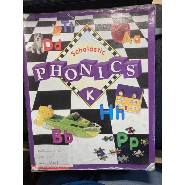 Scholastic Phonics level K workbook