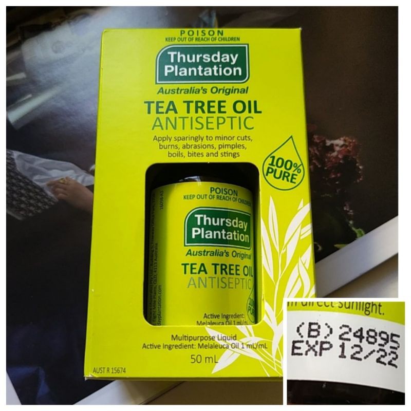 🇭🇲Thursday Plantation100%pure/Tea Tree Oil/澳洲茶樹精油EXP 12/22