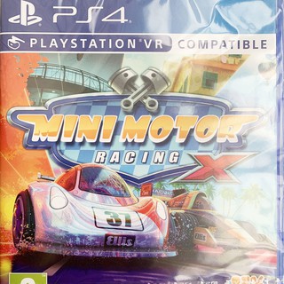 PS4游戲實體光盤 VR兼容 迷你賽車X Mini Motor Racing X 英文