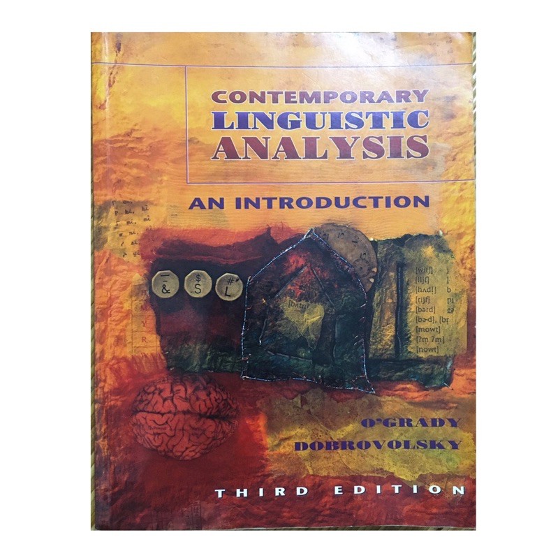 Contemporary Linguistic Analysis 二手書 二手英文書 語言學 (大安捷運及永和可面交）