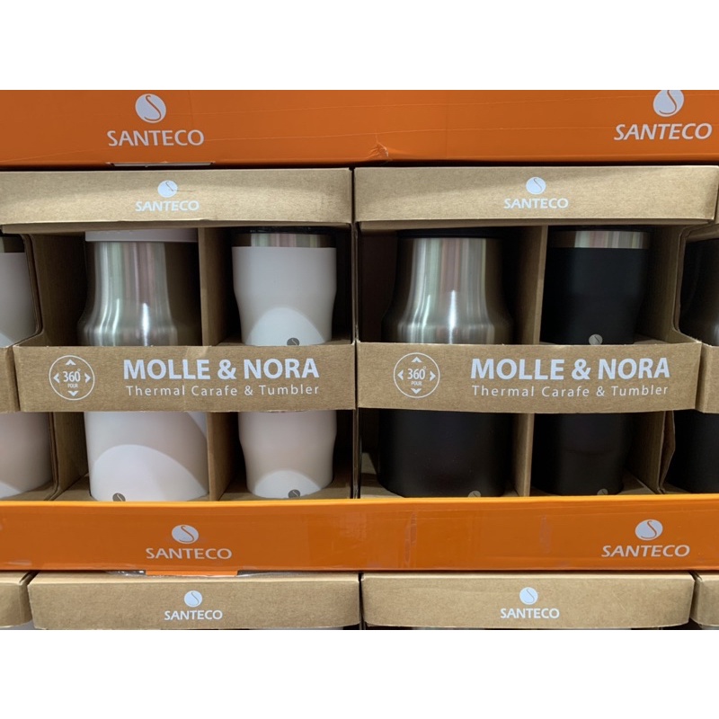 Santeco 保溫杯瓶3件組 Molle&amp;Nora系列 好市多代購 #133473