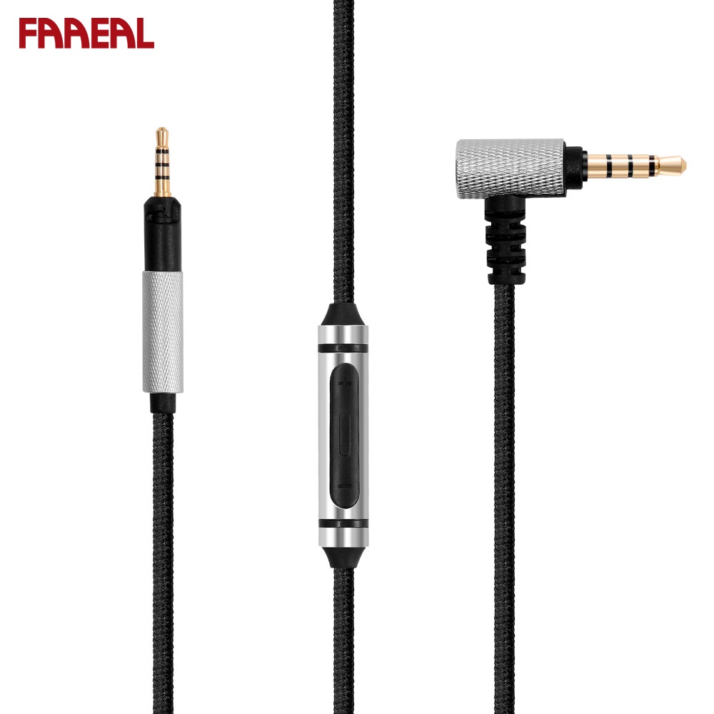 SENNHEISER Faaeal 替換音頻升級線帶麥克風適用於森海塞爾 HD598/HD558/HD518/HD598