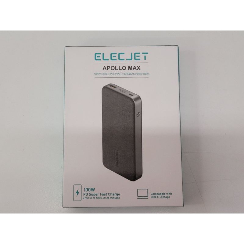 ELECJET A10 石墨烯行動電源+維智充電器105w