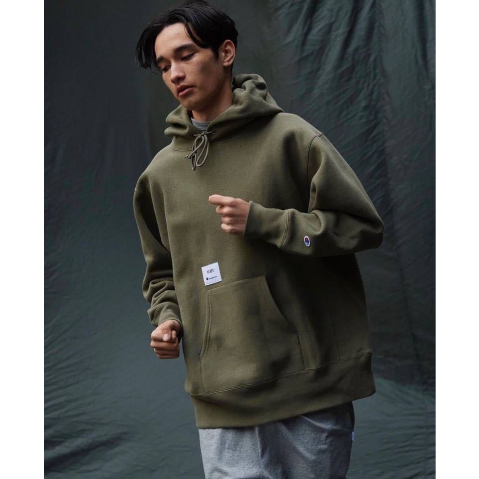 WTAPS Champion HOODED Olive Drab - パーカー