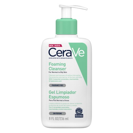 CeraVe適樂膚 溫和泡沫潔膚露 236ml