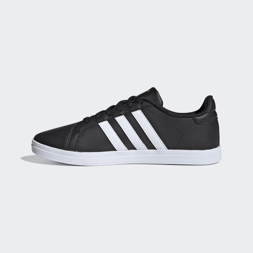 Adidas COURTPOINT 女款黑白色皮革運動休閒鞋-NO.FW7379 - Goodfind找推薦、比價格