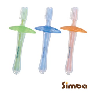 小獅王辛巴 simba 安全矽膠練習牙刷1入 / 兒童牙刷 安全牙刷