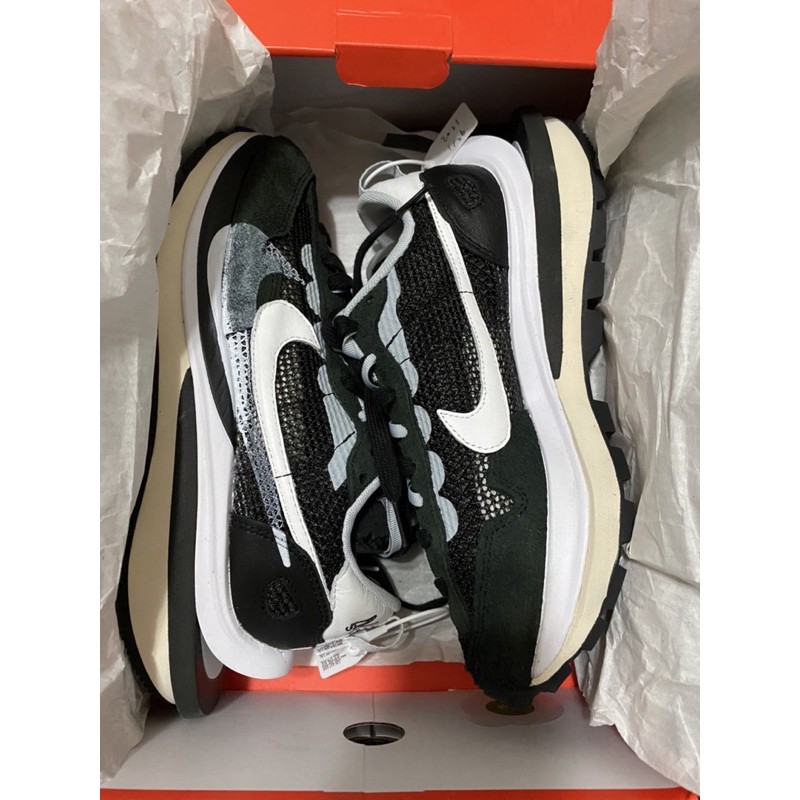 Nike sacai vaporwaffle 黑白 24.5cm