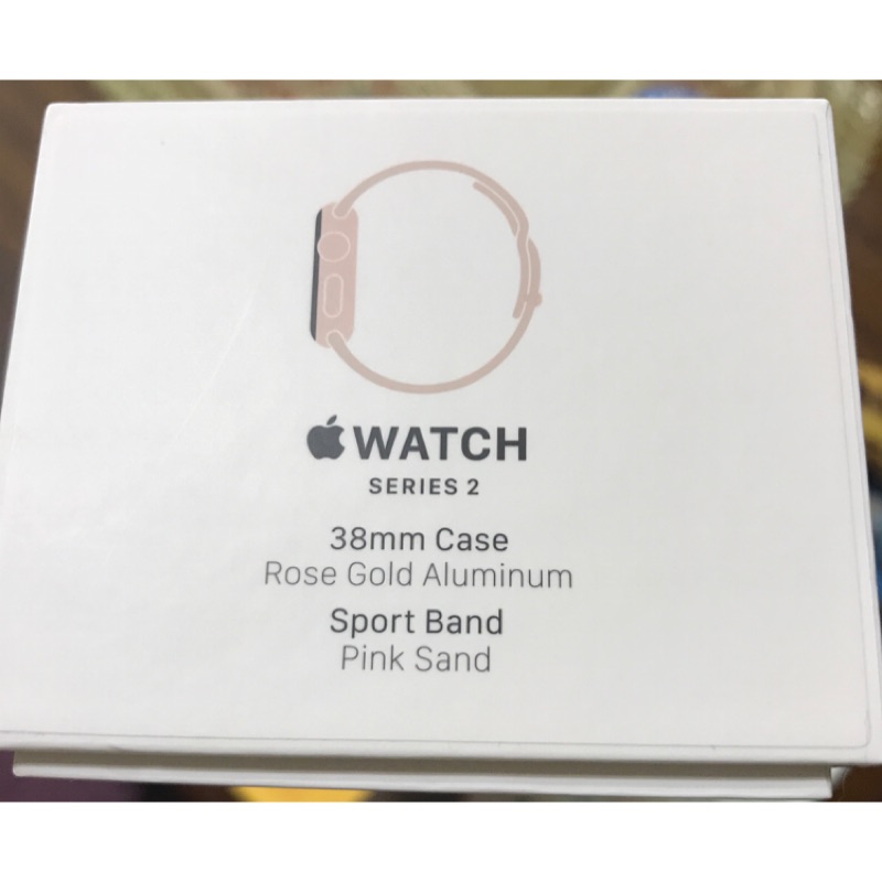 二手-apple watch series 2 38mm 玫瑰金 運動版