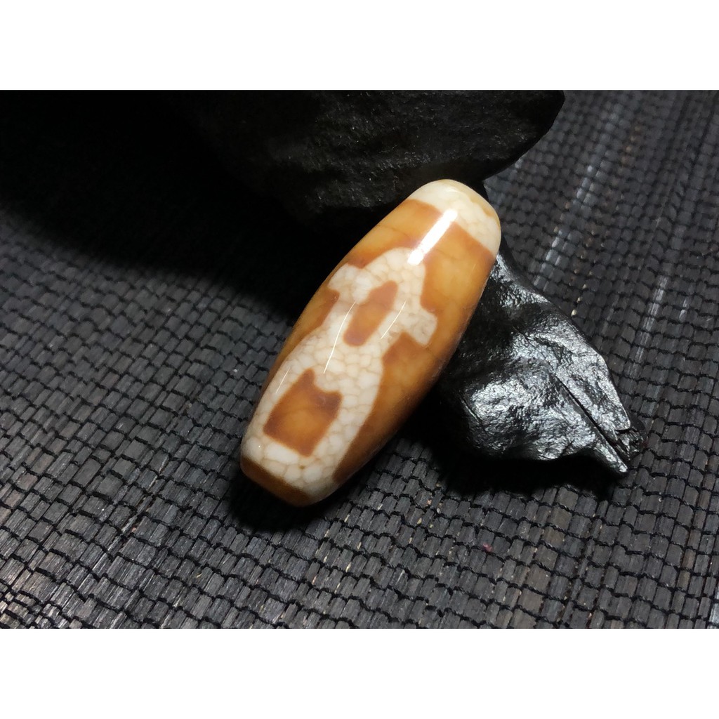 早期收藏火供龍紋財神天珠收藏現貨| 蝦皮購物