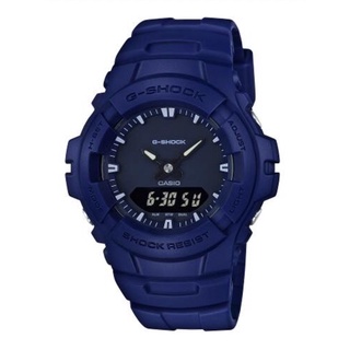 [二手正品]CASIO G-SHOCK G-100CU-2A寶藍電子錶