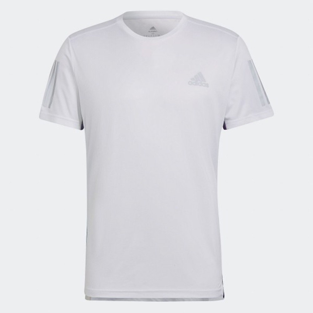Adidas OWN THE RUN 男裝 短袖 T恤 慢跑 訓練 吸濕排汗 反光 白【運動世界】HB9160