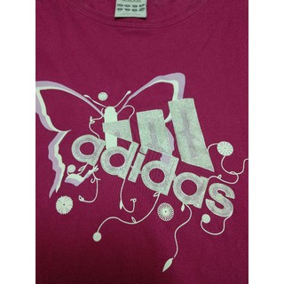 二手 adidas 愛迪達 女款 桃紅色 XL