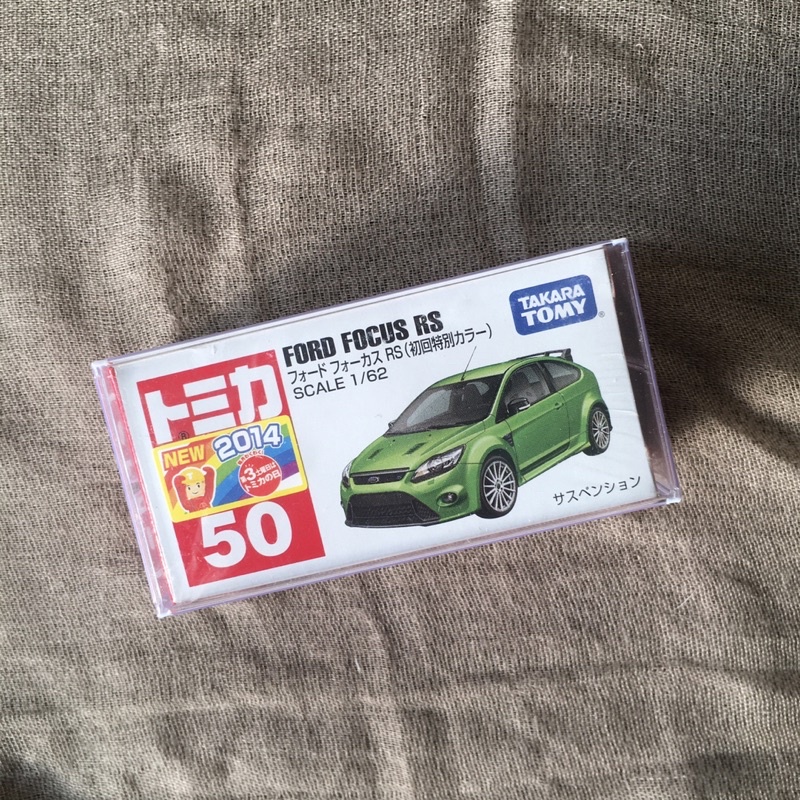 ［現貨 新車貼 有封膜］TOMICA no.50 Ford Focus RS