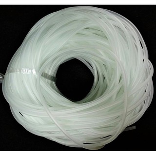 ◆蔚藍水族工坊◆ 50公尺/綑 乳白色 矽膠風管 (風管內外徑 6/8mm) 魚菜共生配件