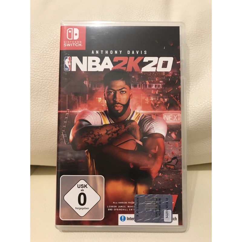 [二手］任天堂 Switch NS《NBA 2K20》中文版 一般版 美國職業籃球 熱門經典遊戲