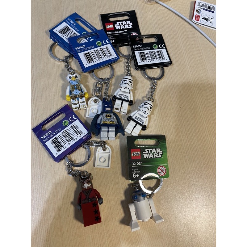 Lego Key 鑰匙圈storm trooper 樂高 星際大戰 超人 蝙蝠俠 star wars
