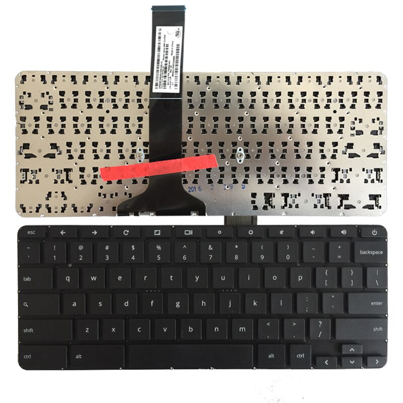 適用於hp Chromebook 11 G4 Chromebook 11 G4 Ee 英語黑色鍵盤的新型美國筆記本電腦 蝦皮購物