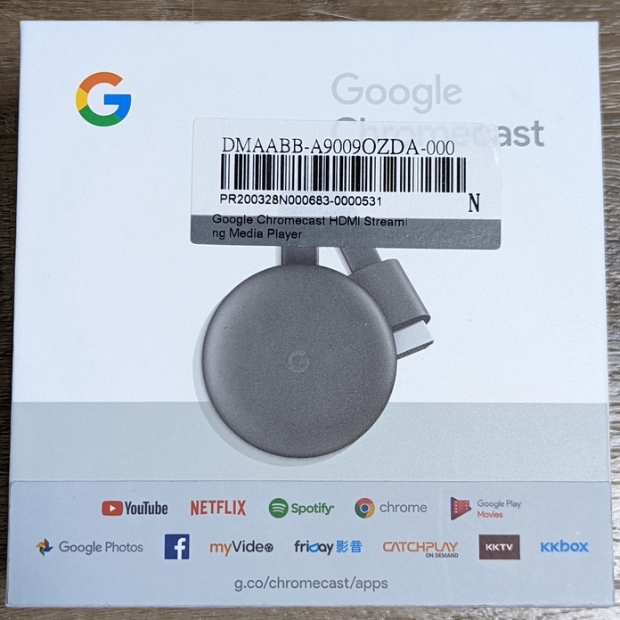 二手少用 Google Chromecast V3