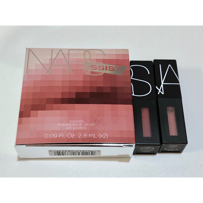 NARS 特霧唇釉 迷你特霧唇釉組 powermate 色號cool nude