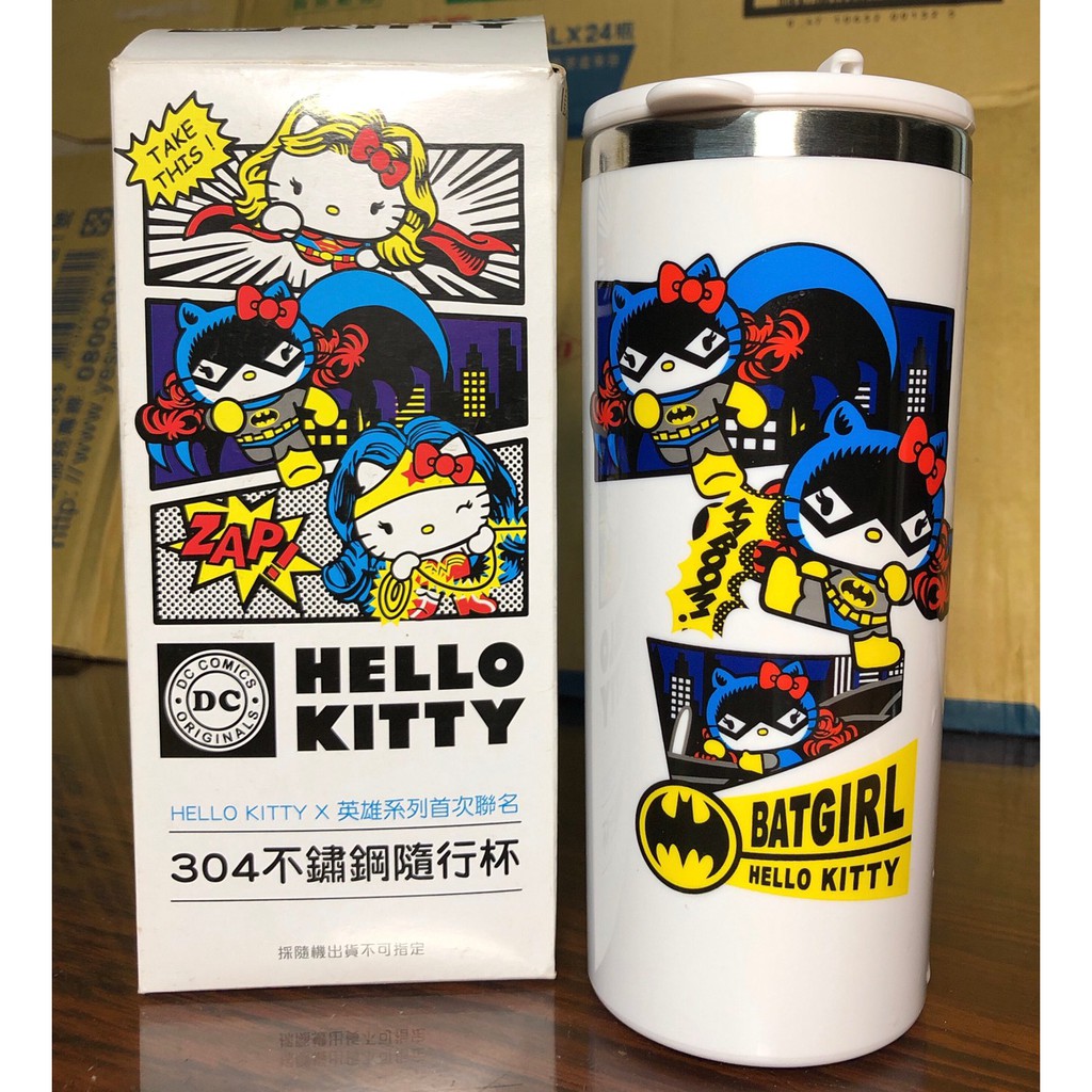 Hello Kitty Dc聯名蝙蝠俠304不鏽鋼隨行杯 蝦皮購物