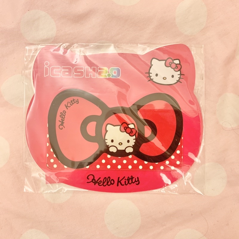 全新 icash2.0 hello kitty 蝴蝶結 經典紅 空卡 絕版品KT Ribbon 2015年發售