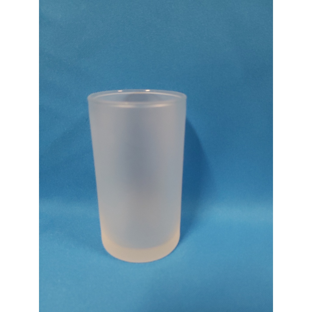 蠟材行~蠟燭材料專賣:245圓霧杯(高款) 霧面玻璃杯 圓形口 直筒杯 杯子 水杯
