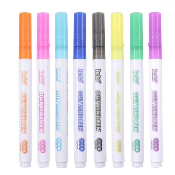 彩色雙線輪廓筆油漆筆麥克筆雙線筆麥克筆金屬筆簽名筆螢光筆 Jc4066 Jami 蝦皮購物