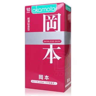 okamoto 岡本 skinless skin 輕薄貼身型保險套(10入裝)