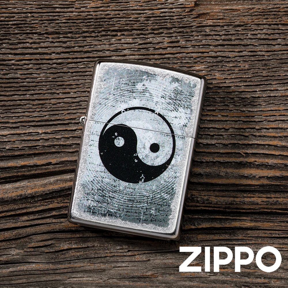 ZIPPO 陰陽太極防風打火機 49772 美國設計 官方正版 現貨 禮物 送禮 刻字 客製化 終身保固 49772