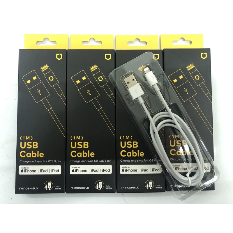 🧧快速寄出🧧 犀牛盾 蘋果原廠MFI 認證 lightning to usb 1米 1M傳輸線