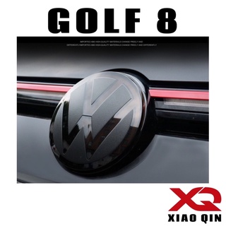 福斯 GOLF 8 前車標飾蓋 R/GTI/280/230專用 黑化首選 安裝簡易 不影響ACC使用 黑武士 台灣現貨