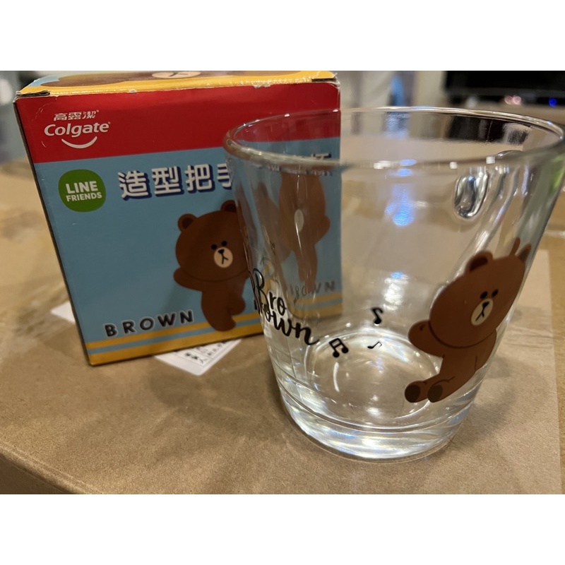 【現貨】高露潔聯名Line熊大玻璃馬克杯