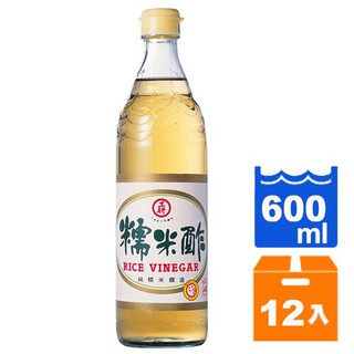 工研 糯米酢 600ml (12入)/箱【康鄰超市】