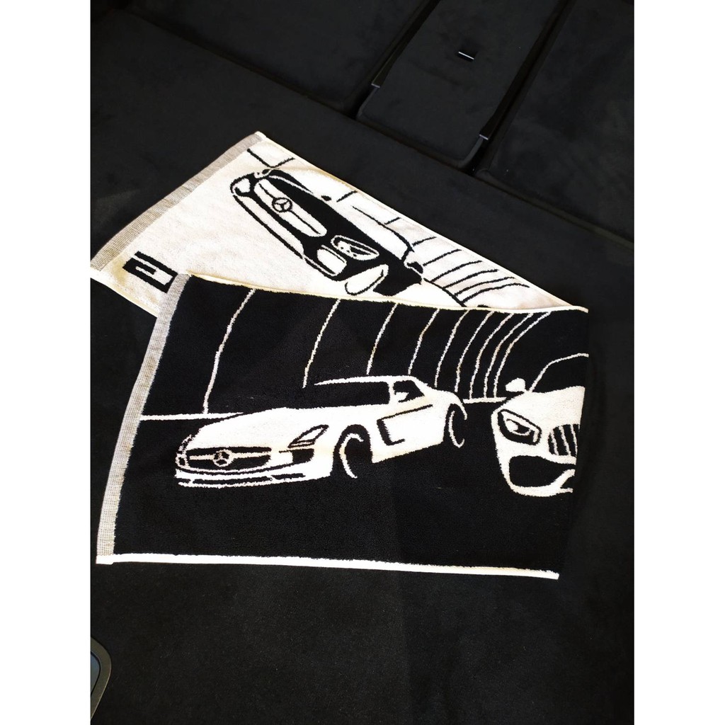 ✦賓士原廠正品✦AMG 運動毛巾� (AMG sports towel)/附紅色AMG提袋