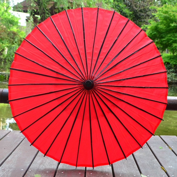 紅色日式油紙傘 長柄和風傘 和服攝影cos傘 日式餐廳裝飾傘 攝影道具傘