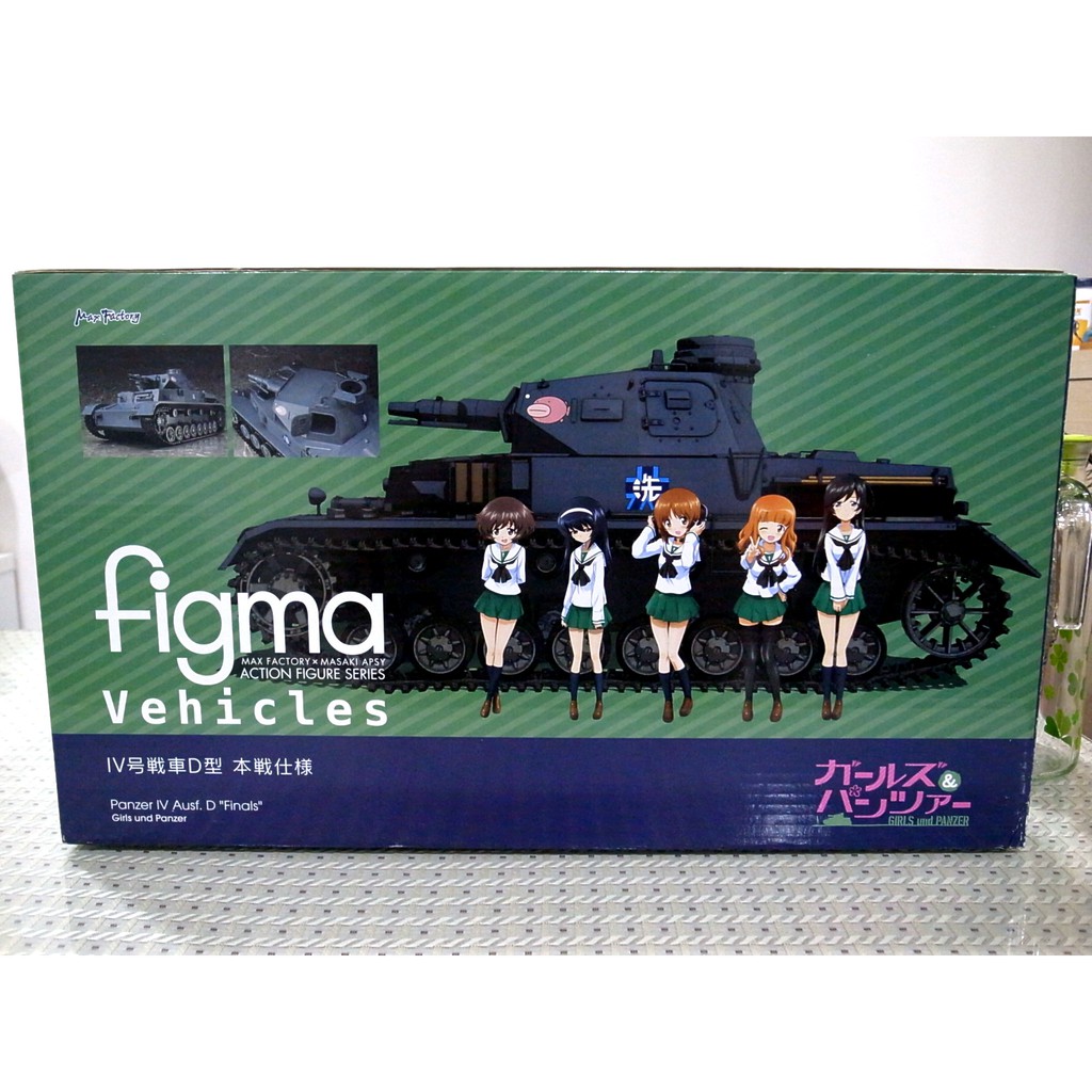 Gsc Figma 1 12 少女與戰車iv號戰車d型決戰式樣日版美穗沙織五十鈴麻子德軍坦克模型shf 蝦皮購物