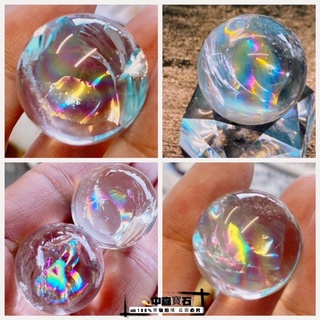 中森寶石🔮天然白水晶 阿賽斯特萊水晶 水晶球 高頻水晶 高淨度 大彩虹🌈 天然水晶擺件 能量水晶 高頻水晶